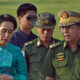 Aung San Suu Kyi with general Min Aung Hlaing